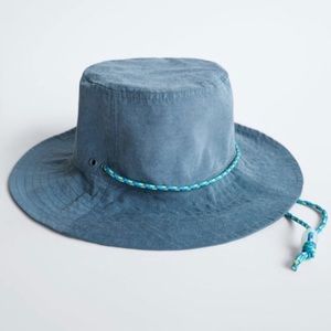 Blue Zara bucket hat | summer bucket hat with chord detail